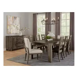 753-100 Vaughan Bassett Furniture Dovetail - Aged Grey Dining Room Furniture Dining Table