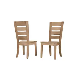 755-020 Vaughan Bassett Furniture Dovetail - Bleached White Dining Room Furniture Dining Chair