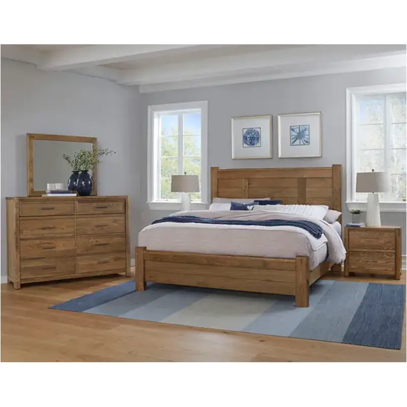 790-668 Vaughan Bassett Furniture Crafted Oak-natural Bedroom Furniture Bed