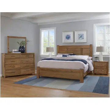 790-668 Vaughan Bassett Furniture Crafted Oak-natural Bedroom Furniture Bed