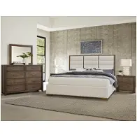 793-551a Vaughan Bassett Furniture Crafted Oak-aged Grey Bedroom Furniture Bed