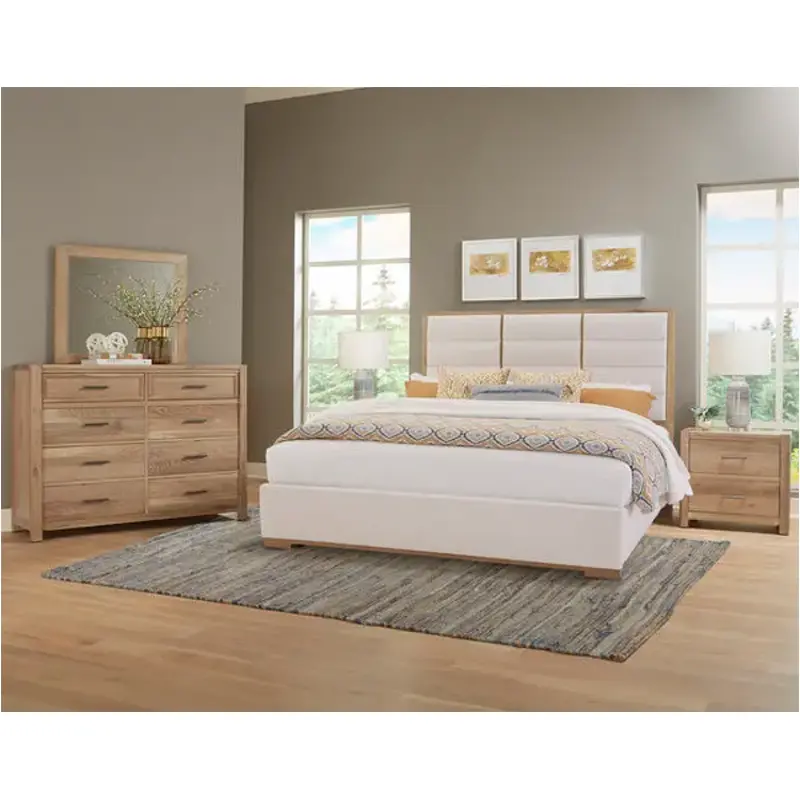 795-551a Vaughan Bassett Furniture Crafted Oak-bleached White Bedroom Furniture Bed