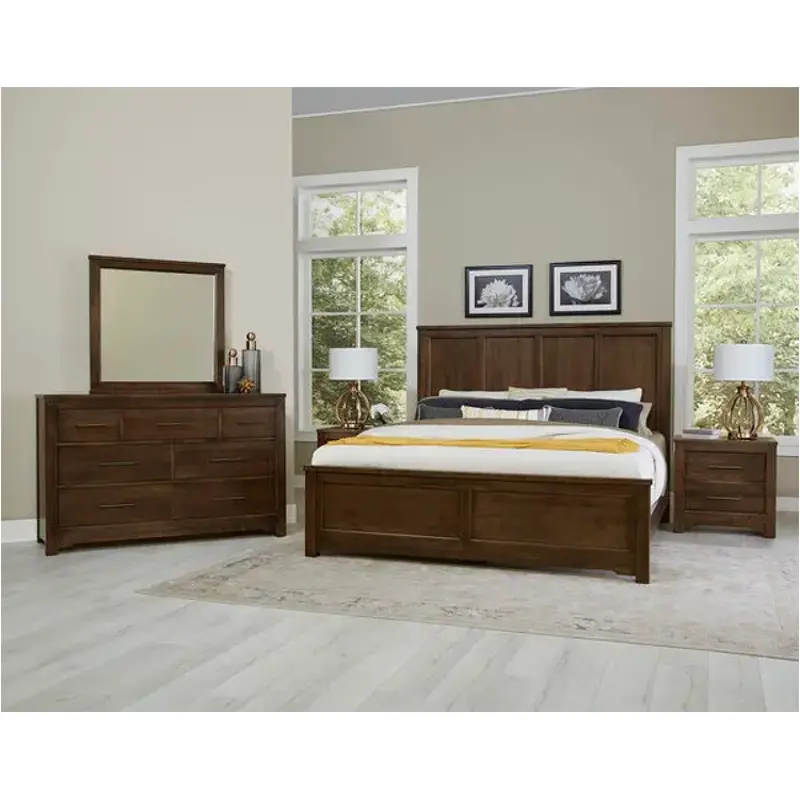 150-558 Vaughan Bassett Furniture Crafted Cherry Bedroom Furniture Bed