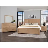 154-558 Vaughan Bassett Furniture Crafted Cherry - Bleached Bedroom Furniture Bed