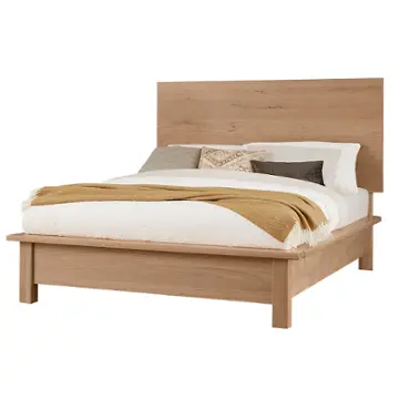 154-669 Vaughan Bassett Furniture Crafted Cherry - Bleached Bedroom Furniture Bed