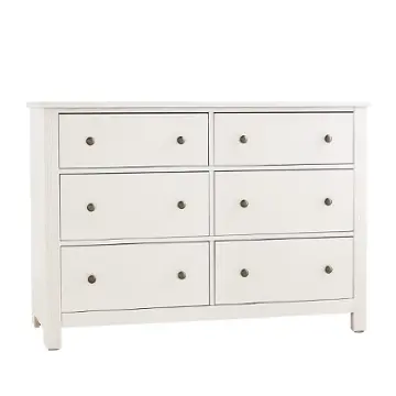 16-002 Vaughan Bassett Furniture Fundamentals - White Bedroom Furniture Dresser