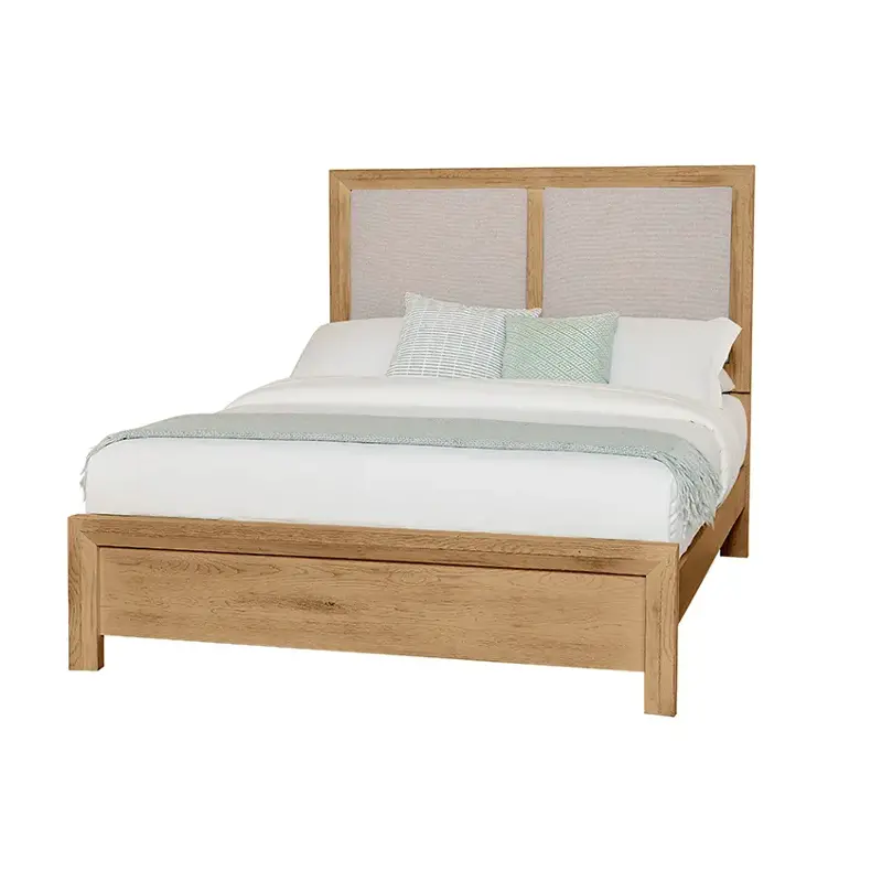 120-551 Vaughan Bassett Furniture Custom Express - Clear Oak Bedroom Furniture Bed