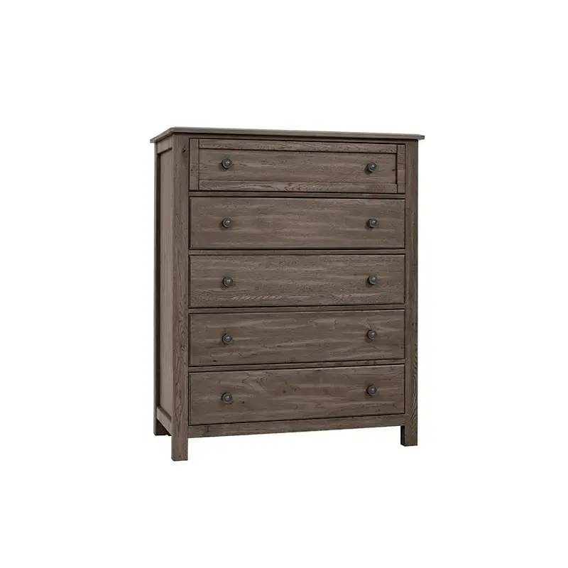 123-115 Vaughan Bassett Furniture Custom Express - Driftwood Grey Bedroom Furniture Chest