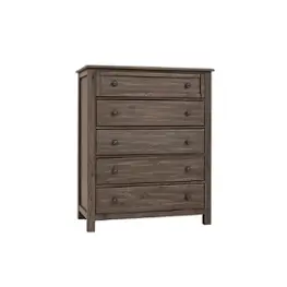 123-115 Vaughan Bassett Furniture Custom Express - Driftwood Grey Bedroom Furniture Chest