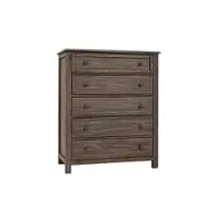 123-115 Vaughan Bassett Furniture Custom Express - Driftwood Grey Bedroom Furniture Chest