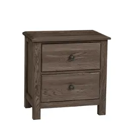 123-227 Vaughan Bassett Furniture Custom Express - Driftwood Grey Bedroom Furniture Nightstand