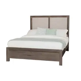 123-551 Vaughan Bassett Furniture Custom Express - Driftwood Grey Bedroom Furniture Bed