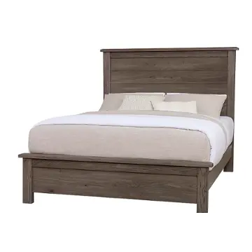 123-558 Vaughan Bassett Furniture Custom Express - Driftwood Grey Bedroom Furniture Bed