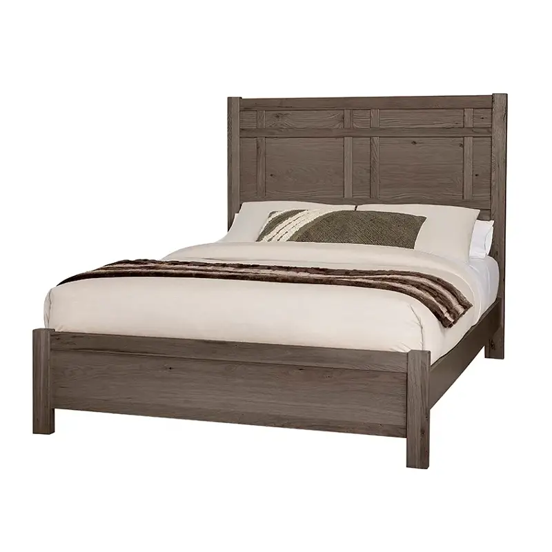 123-667 Vaughan Bassett Furniture Custom Express - Driftwood Grey Bedroom Furniture Bed