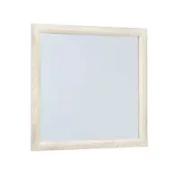 124-444 Vaughan Bassett Furniture Custom Express - Weathered White Bedroom Furniture Mirror