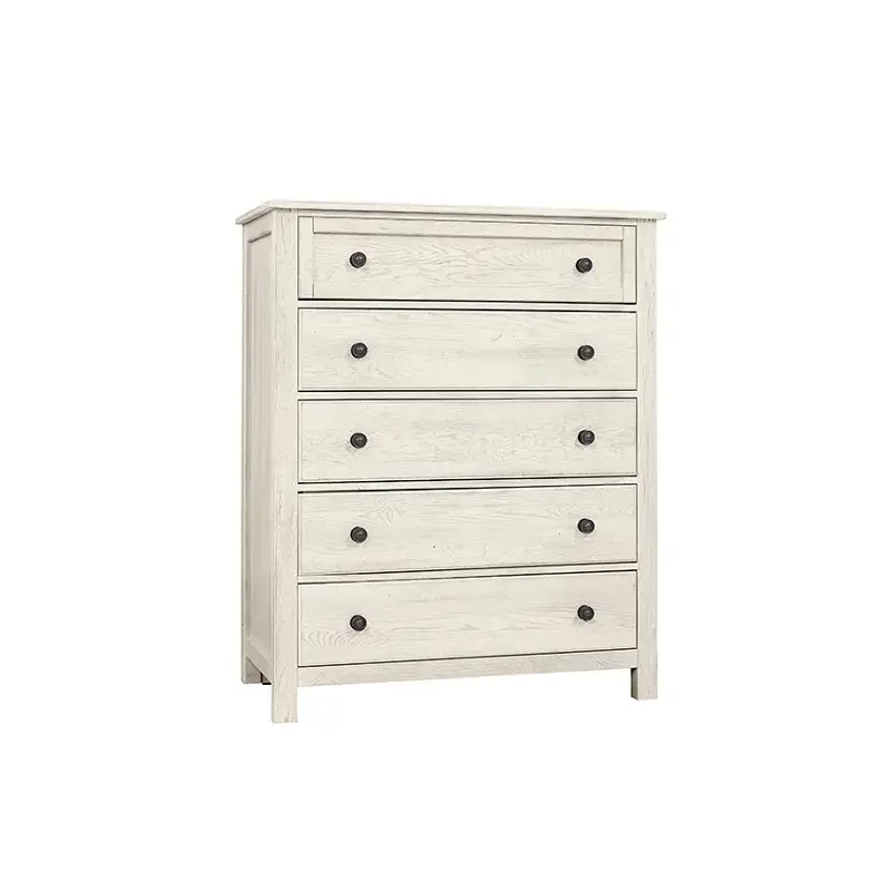 124-115 Vaughan Bassett Furniture Custom Express - Weathered White Bedroom Furniture Chest