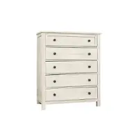 124-115 Vaughan Bassett Furniture Custom Express - Weathered White Bedroom Furniture Chest