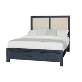 126-551 Vaughan Bassett Furniture Custom Express - Indigo Bedroom Furniture Bed