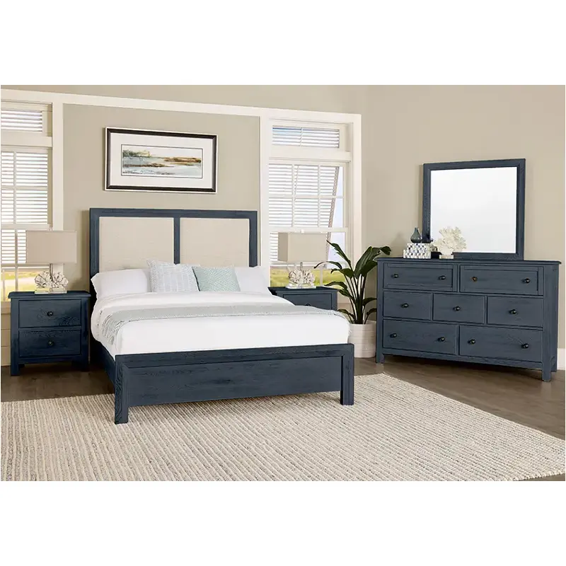 126-661 Vaughan Bassett Furniture Custom Express - Indigo Bedroom Furniture Bed