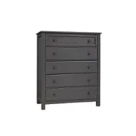 127-115 Vaughan Bassett Furniture Custom Express - Graphite Bedroom Furniture Chest