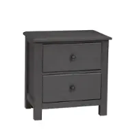 127-227 Vaughan Bassett Furniture Custom Express - Graphite Bedroom Furniture Nightstand