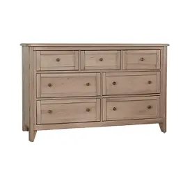 822-003 Vaughan Bassett Furniture Woodbridge - Clear Maple Bedroom Furniture Dresser