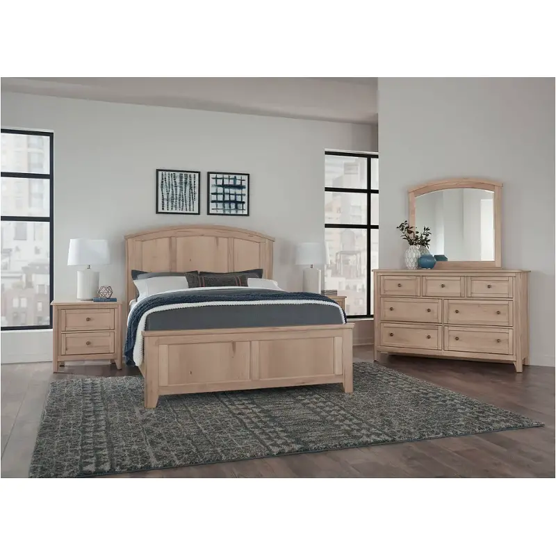 822-557 Vaughan Bassett Furniture Woodbridge - Clear Maple Bedroom Furniture Bed