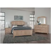 822-557 Vaughan Bassett Furniture Woodbridge - Clear Maple Bedroom Furniture Bed