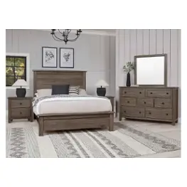 123-668-866-944 Vaughan Bassett Furniture Custom Express - Driftwood Grey Bedroom Furniture Bed