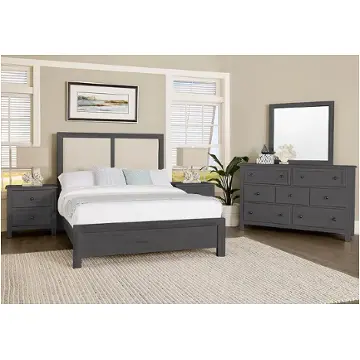 127-661-166-064-944 Vaughan Bassett Furniture Custom Express - Graphite Bedroom Furniture Bed
