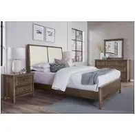 820-661-166-061-944 Vaughan Bassett Furniture Woodbridge - Dark Cashmere Bedroom Furniture Bed