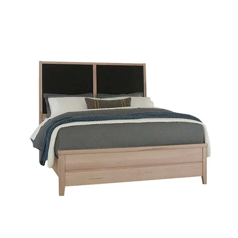 822-661-166-063-944 Vaughan Bassett Furniture Woodbridge - Clear Maple Bedroom Furniture Bed