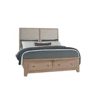 822-661-062-066b-502 Vaughan Bassett Furniture Woodbridge - Clear Maple Bedroom Furniture Bed