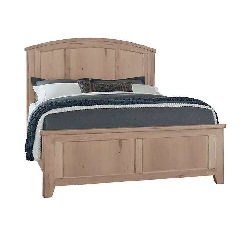 822-667-766-944 Vaughan Bassett Furniture Woodbridge - Clear Maple Bedroom Furniture Bed