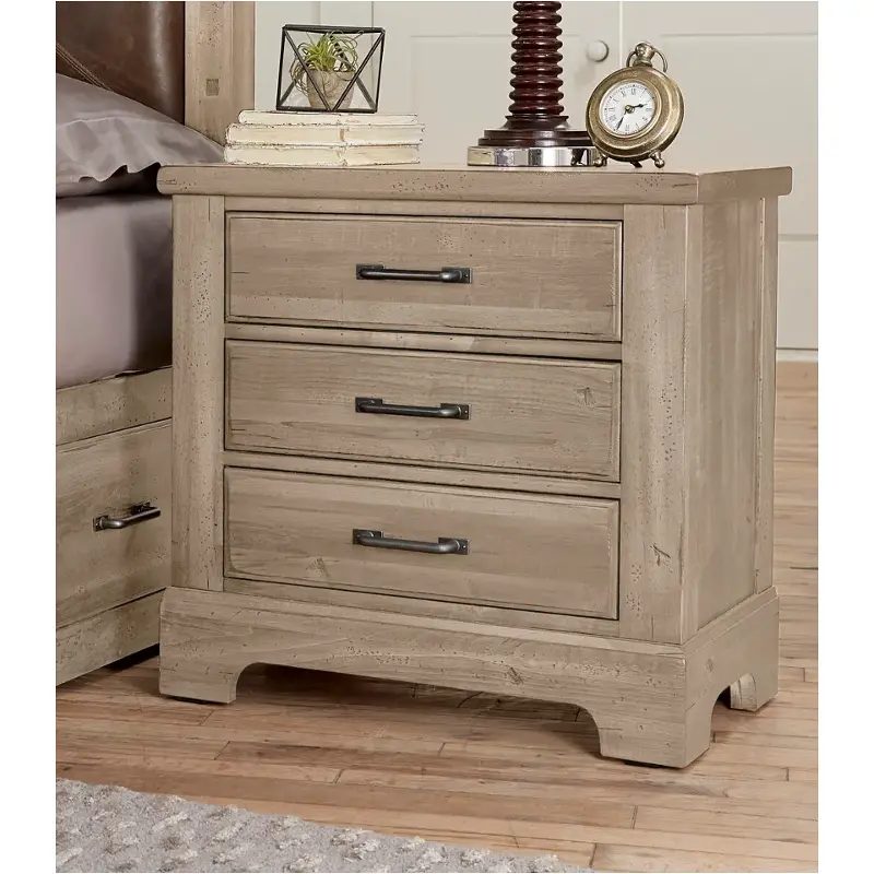 176-227 Vaughan Bassett Furniture Nightstand - Clear Maple