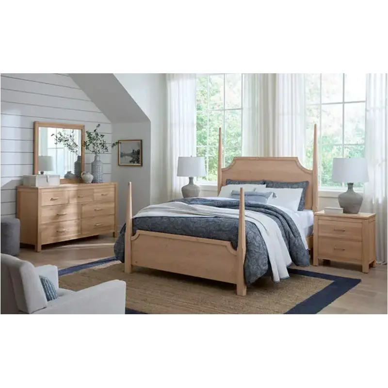 830-558 Vaughan Bassett Furniture Tide And Timber - Clear Oak Bedroom Furniture Bed