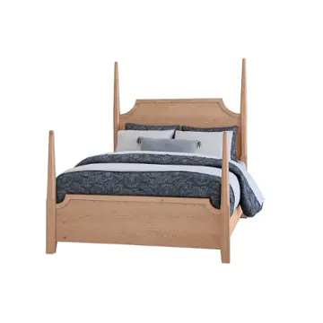 830-855 Vaughan Bassett Furniture Tide And Timber - Clear Oak Bedroom Furniture Bed