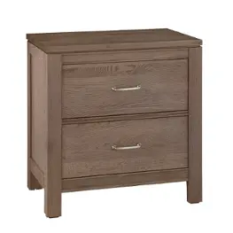 831-227 Vaughan Bassett Furniture Tide And Timber - Grey Oak Bedroom Furniture Nightstand