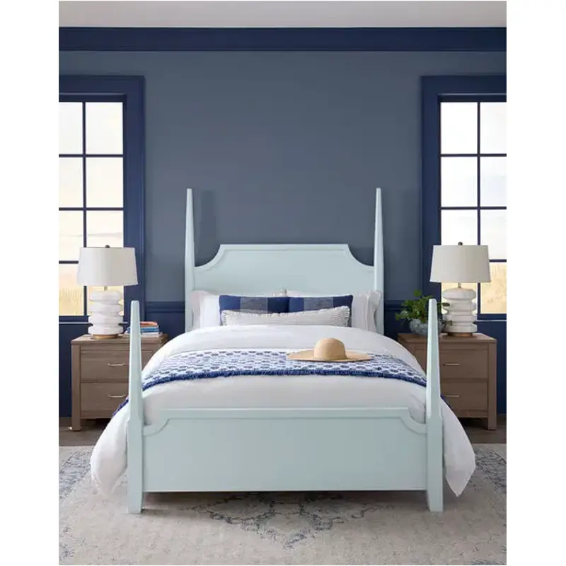 835-855 Vaughan Bassett Furniture Tide And Timber - Blue Maple Bedroom Furniture Bed