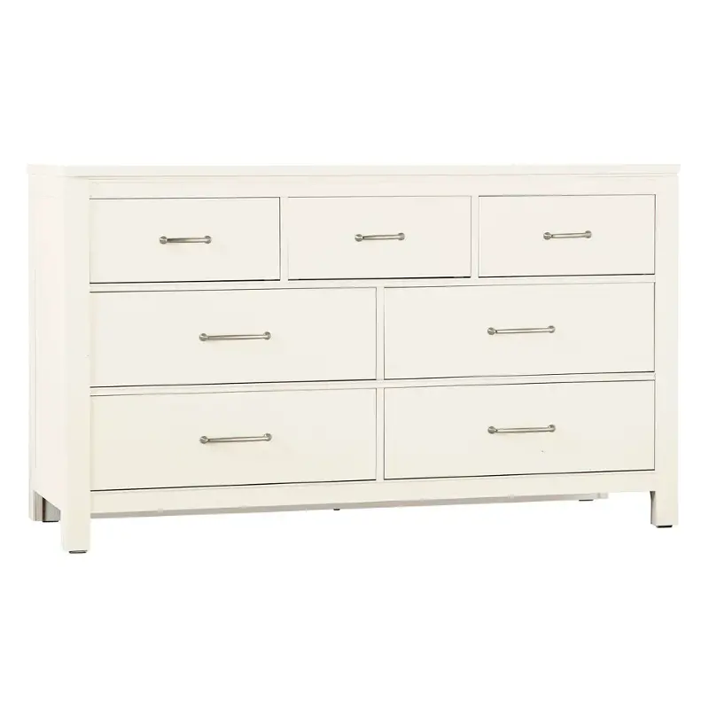 834-002 Vaughan Bassett Furniture Tide And Timber - White Maple Bedroom Furniture Dresser