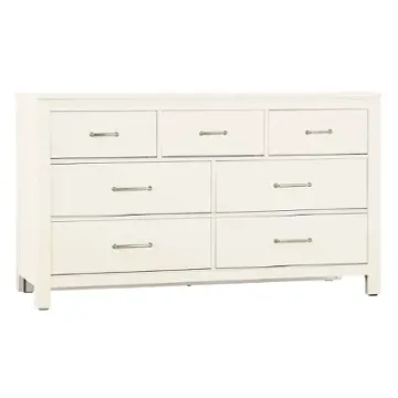 834-002 Vaughan Bassett Furniture Tide And Timber - White Maple Bedroom Furniture Dresser