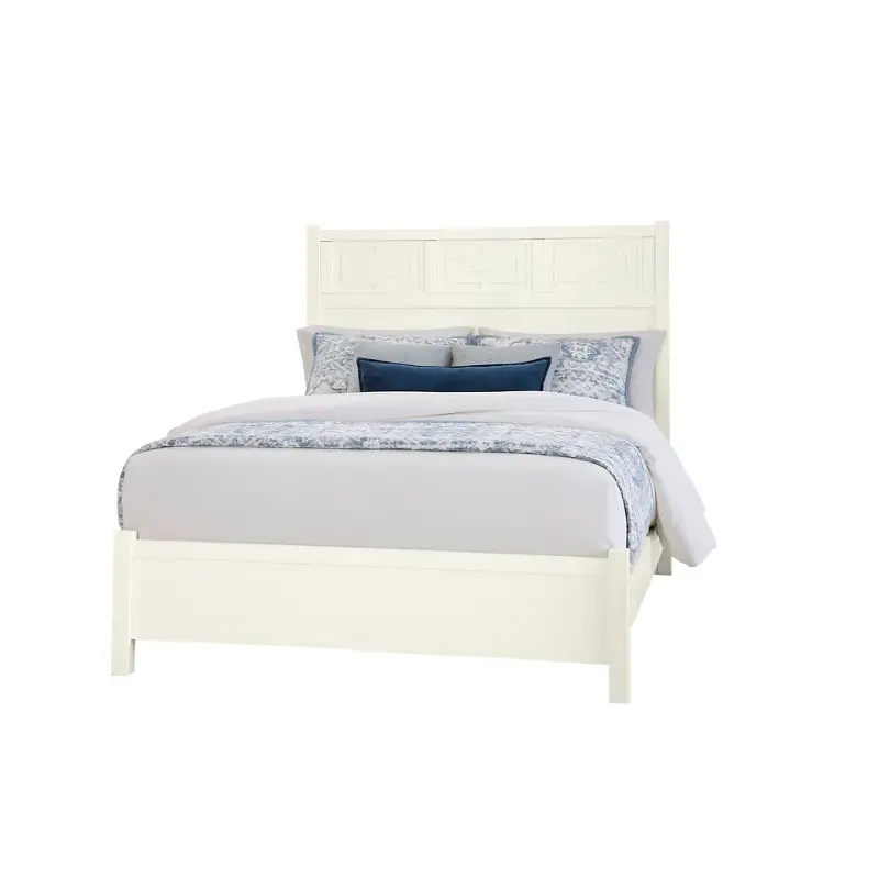 834-667 Vaughan Bassett Furniture Tide And Timber - White Maple Bedroom Furniture Bed