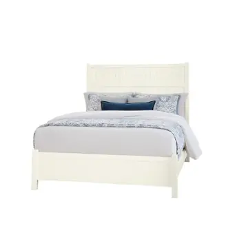 834-766 Vaughan Bassett Furniture Tide And Timber - White Maple Bedroom Furniture Bed
