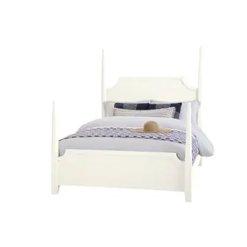 834-668 Vaughan Bassett Furniture Tide And Timber - White Maple Bedroom Furniture Bed