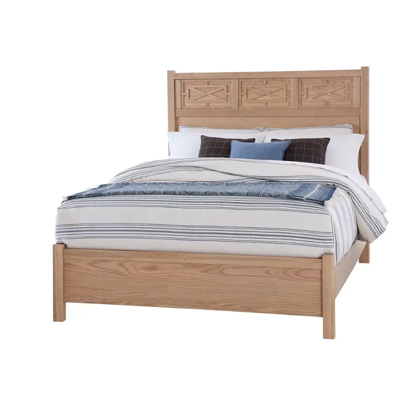 830-667-766-944 Vaughan Bassett Furniture Tide And Timber - Clear Oak Bedroom Furniture Bed