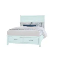 835-667-066b-502 Vaughan Bassett Furniture Tide And Timber - Blue Maple Bedroom Furniture Bed