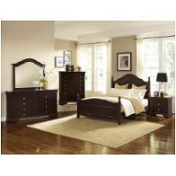 380-558 Vaughan Bassett Furniture French Market - Antique Merlot Bedroom Furniture Bed