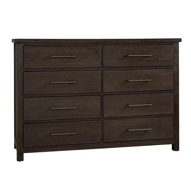 750-002 Vaughan Bassett Furniture Dovetail - Java Bedroom Furniture Dresser