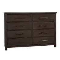 750-002 Vaughan Bassett Furniture Dovetail - Java Bedroom Furniture Dresser