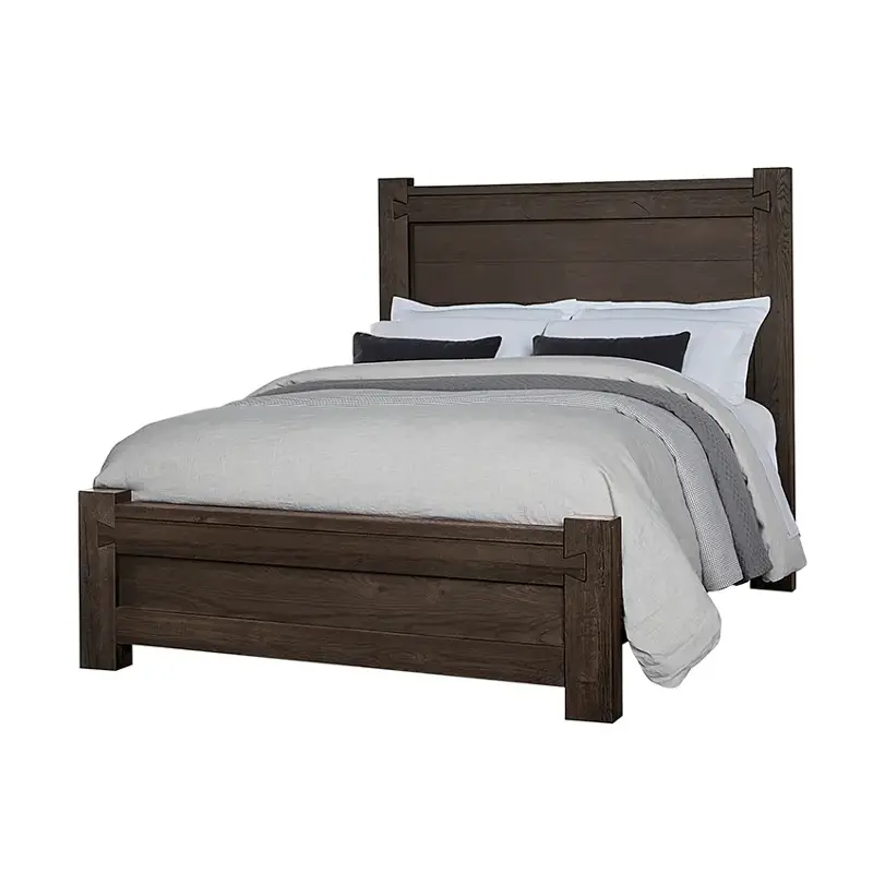 750-558 Vaughan Bassett Furniture Dovetail - Java Bedroom Furniture Bed